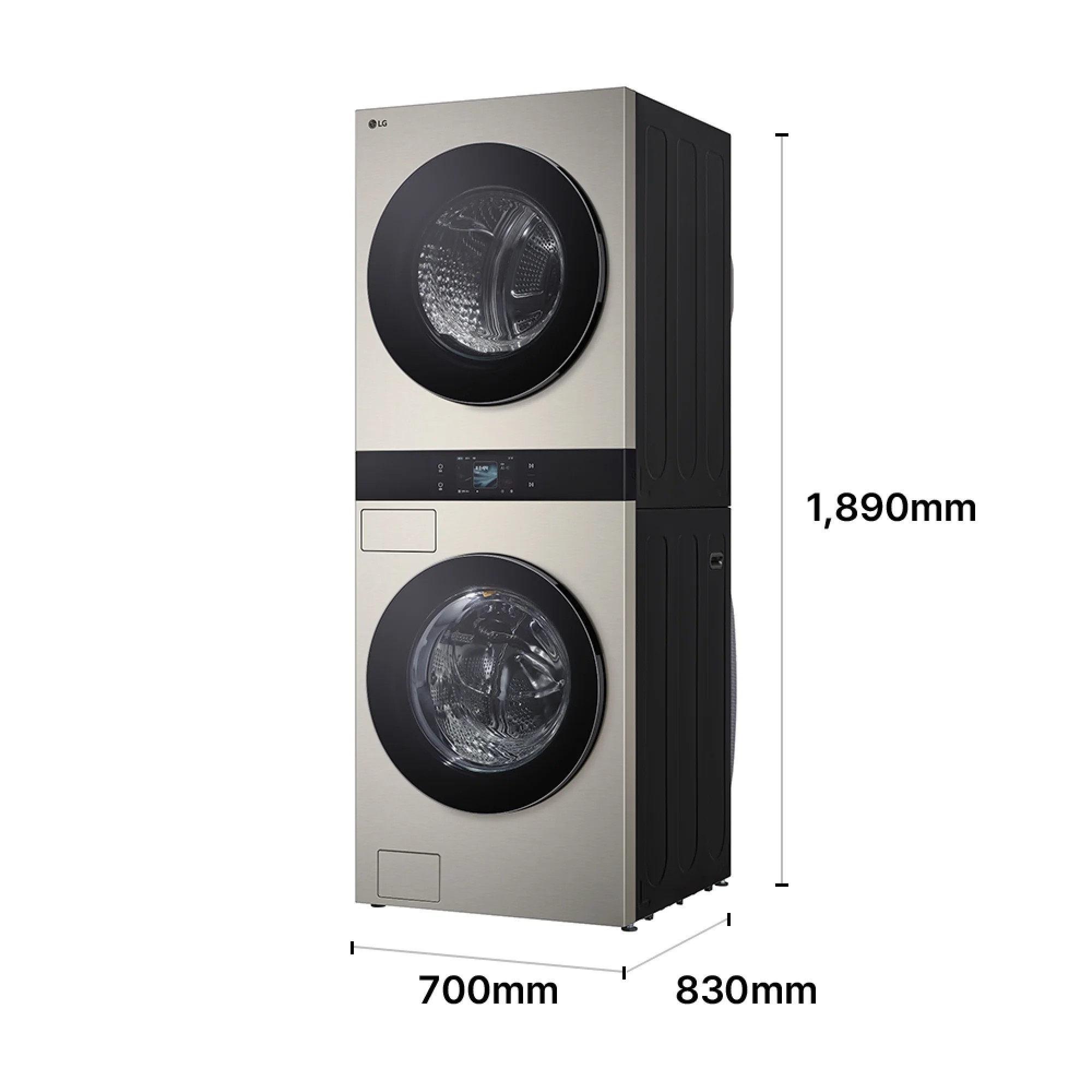 LG 트롬 AI 오브제컬렉션 워시타워 25/25kg